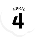 APRIL 4