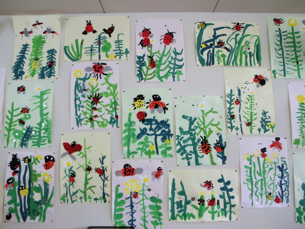 絵画 製作 フォトダイアリー 学校法人 梅花学園 梅花幼稚園 大阪府豊中市の幼稚園